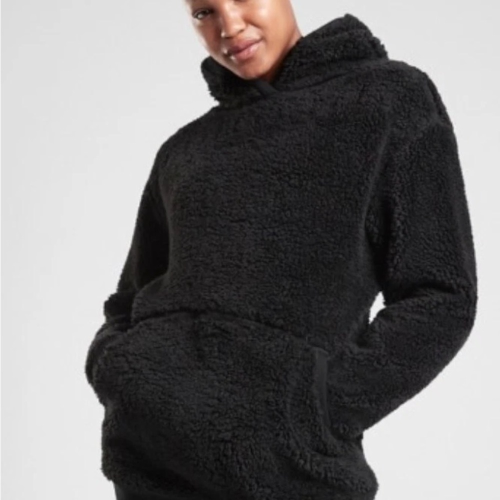 Athleta Black Reversible Solstice Hoodie-L